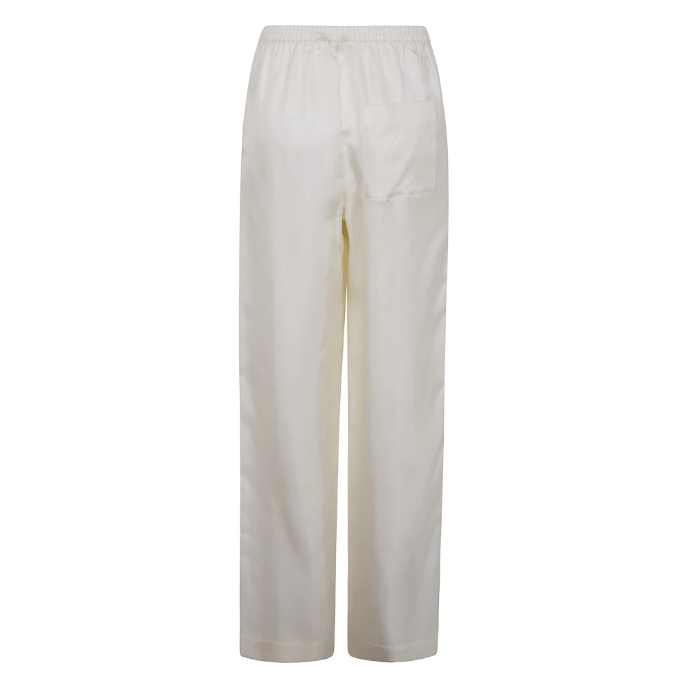 Loulou Studio Klassieke Alera Broek White Dames