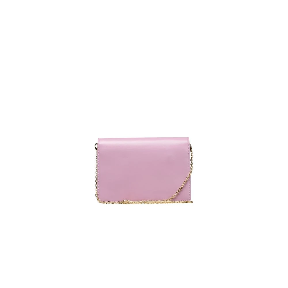 Love Moschino Stijlvolle Schoudertas met Logo Purple Dames