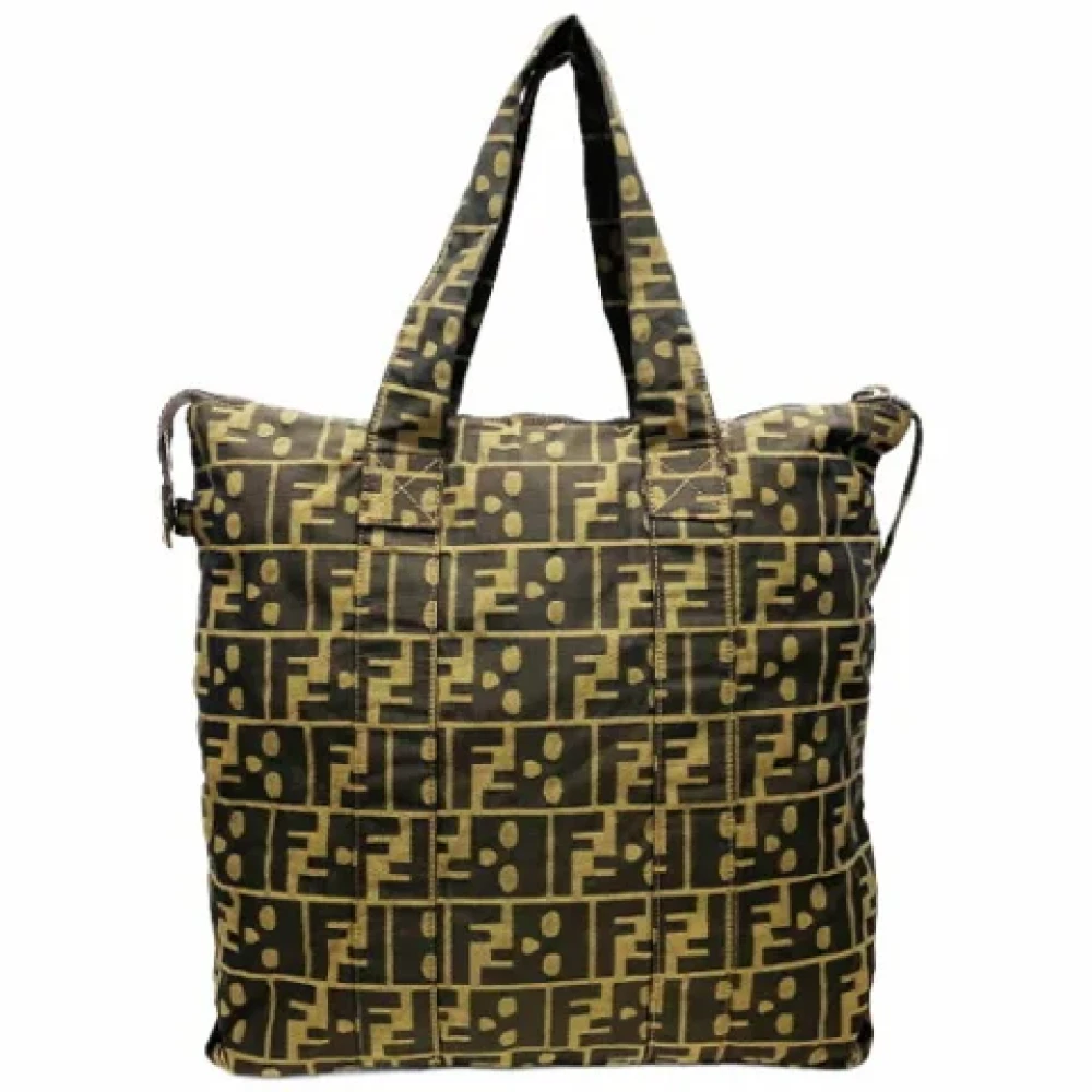 Fendi Vintage Pre-owned Fabric totes Brown Dames