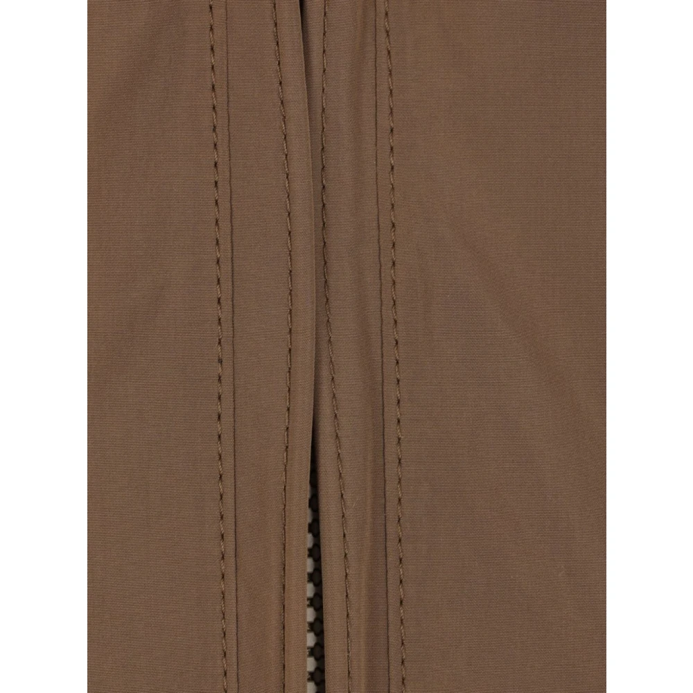 Aspesi Lichtbruine Nylon Bomberjack Beige Heren