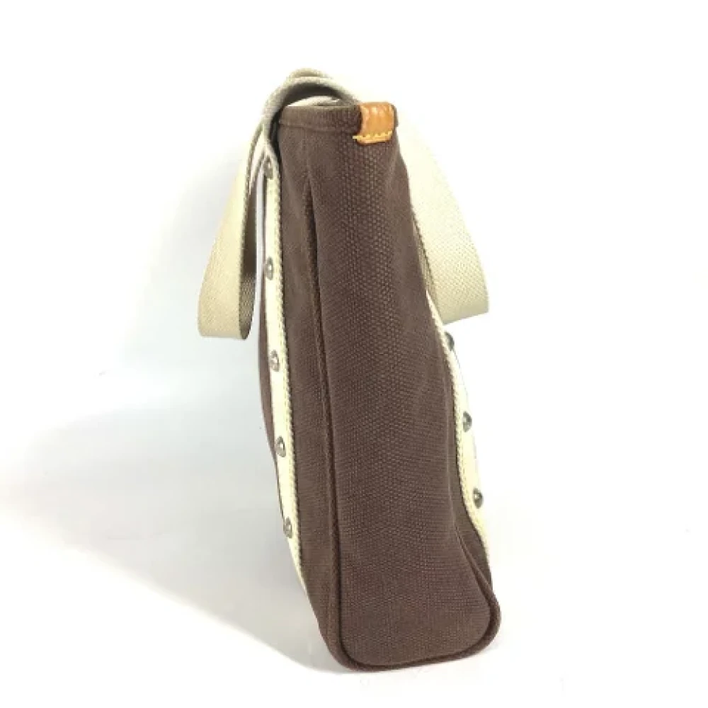 Louis Vuitton Vintage Pre-owned Cotton louis-vuitton-bags Brown Dames