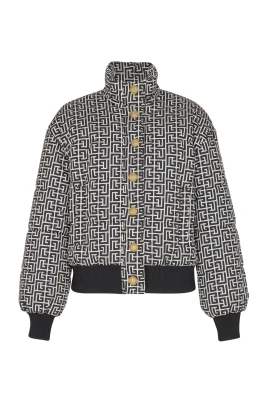 Monogram Jacquard Vadderad Jacka