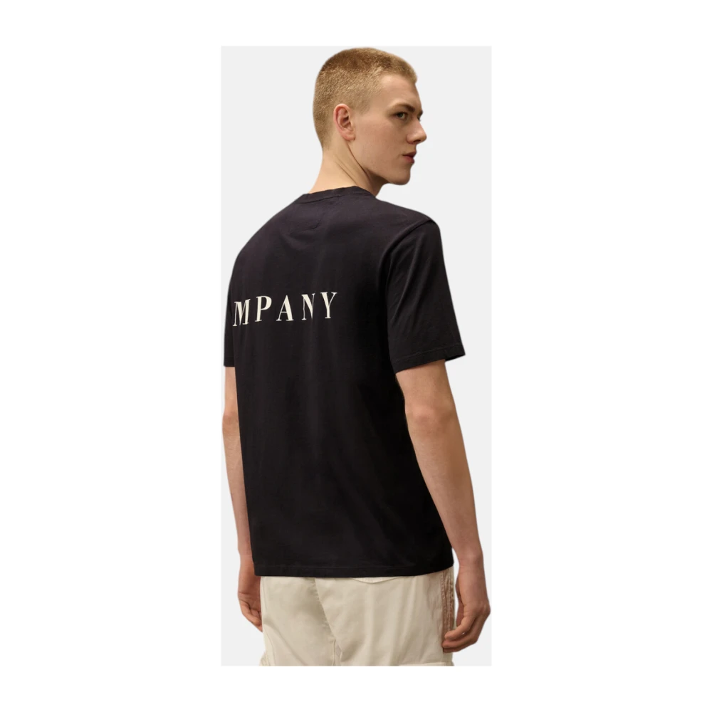 C.P. Company Marine Jersey T-shirt Blue Heren