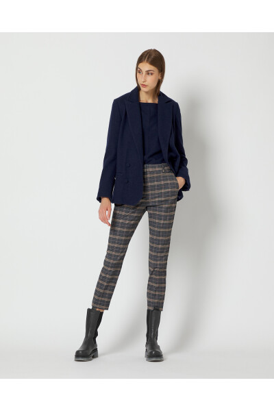 Chino trousers with check check art. P084pq