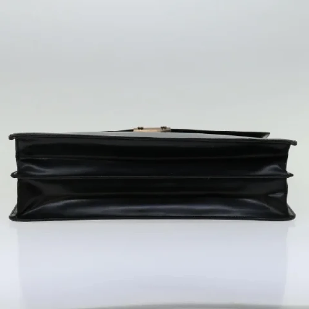 Salvatore Ferragamo Pre-owned Leather handbags Black Heren