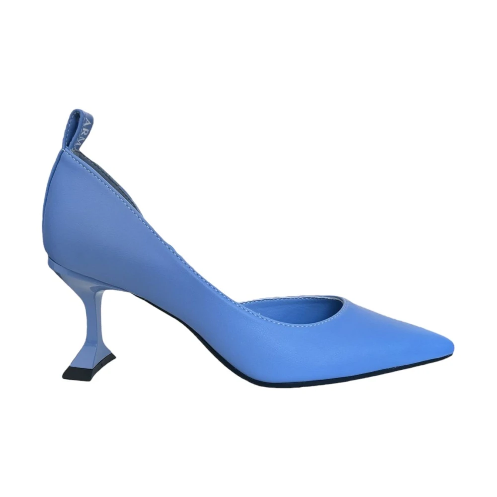 Armani Exchange Elegant Decollete Skor för Kvinnor Blue, Dam