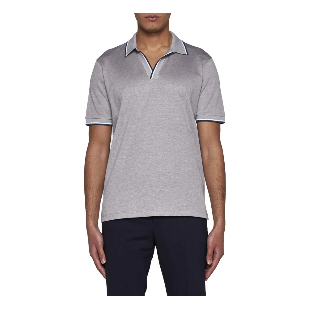 D4.0 Stijlvolle Grijze T-shirts en Polos Gray Heren