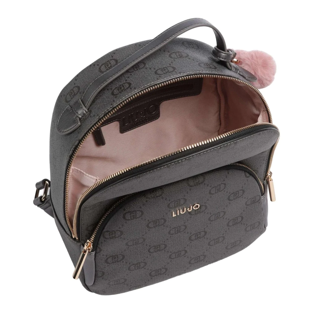 Liu Jo Rugzakstijl tas in polyurethaan Black Dames