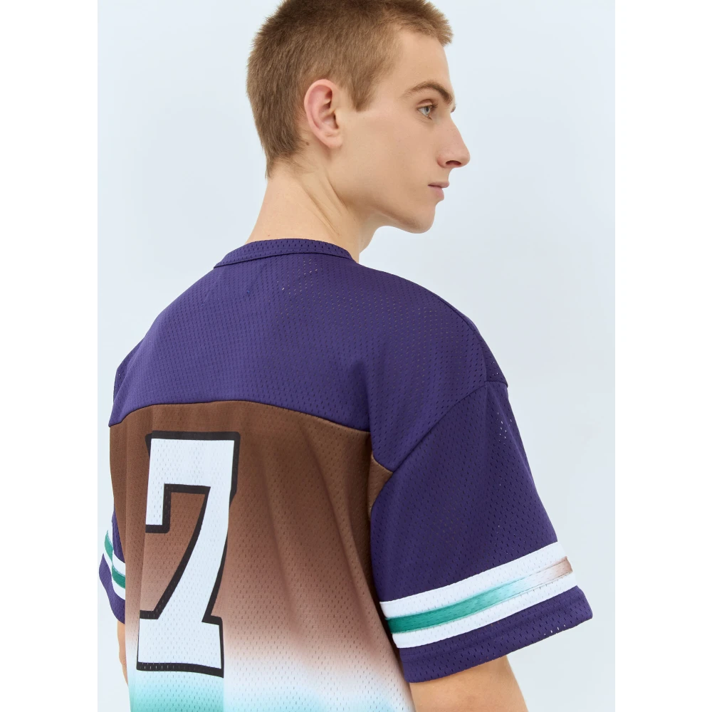 Awake NY Grafisch Logo Mesh Voetbalshirt Multicolor Heren