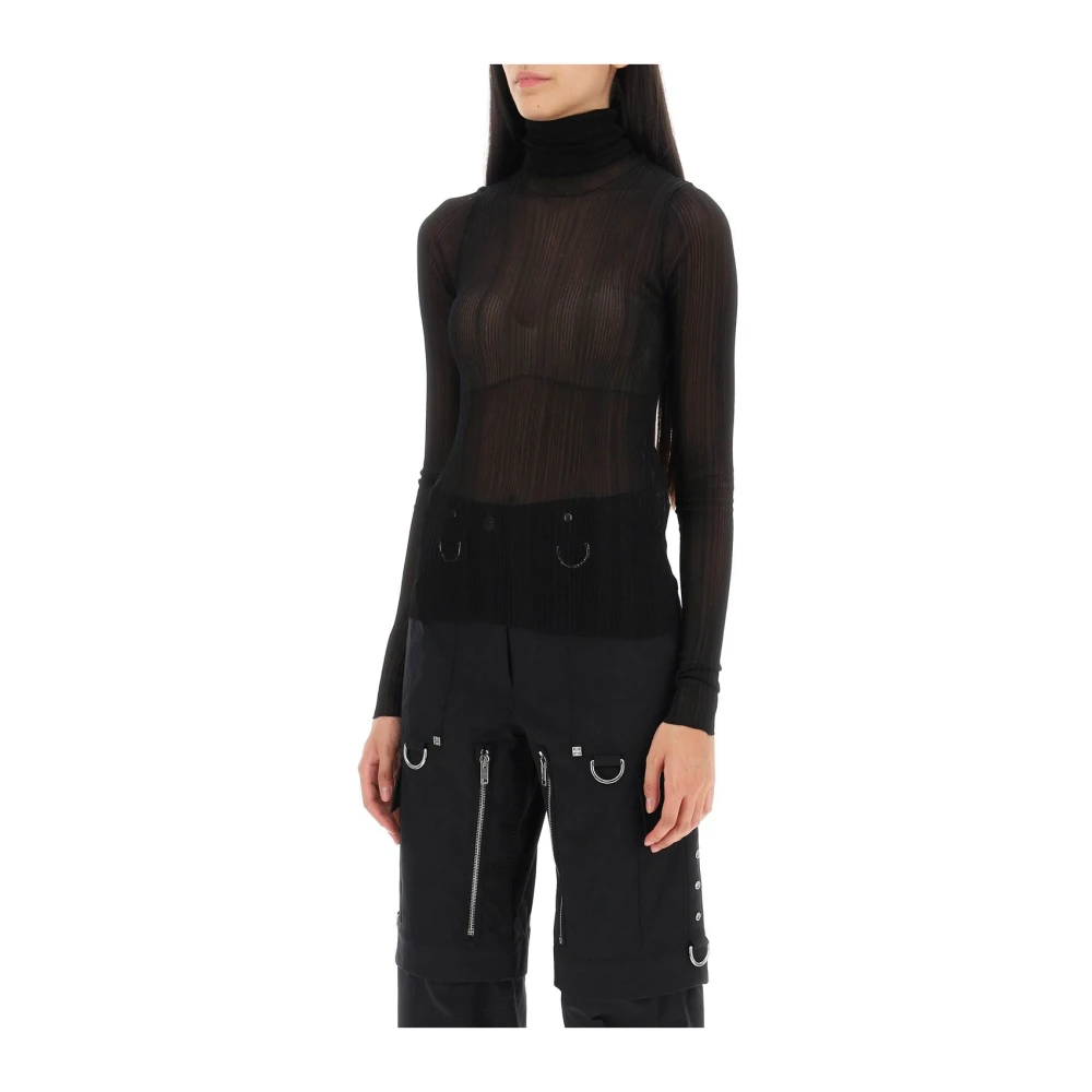 Givenchy Stijlvolle Gebreide Pullover Trui Black Dames