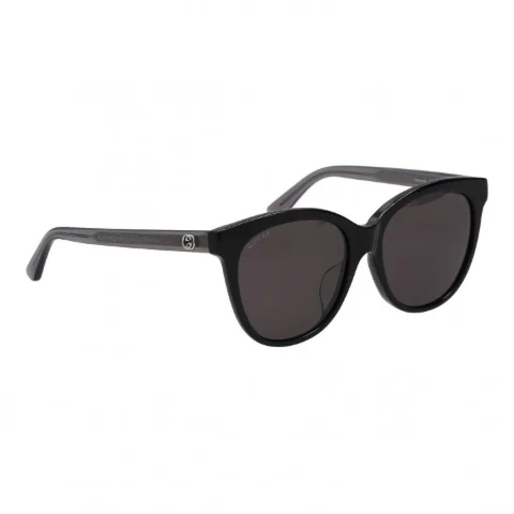 Gucci Vintage Pre-owned Plastic sunglasses Black Dames
