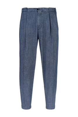denim-casual-byxor-med-sidodragkedja