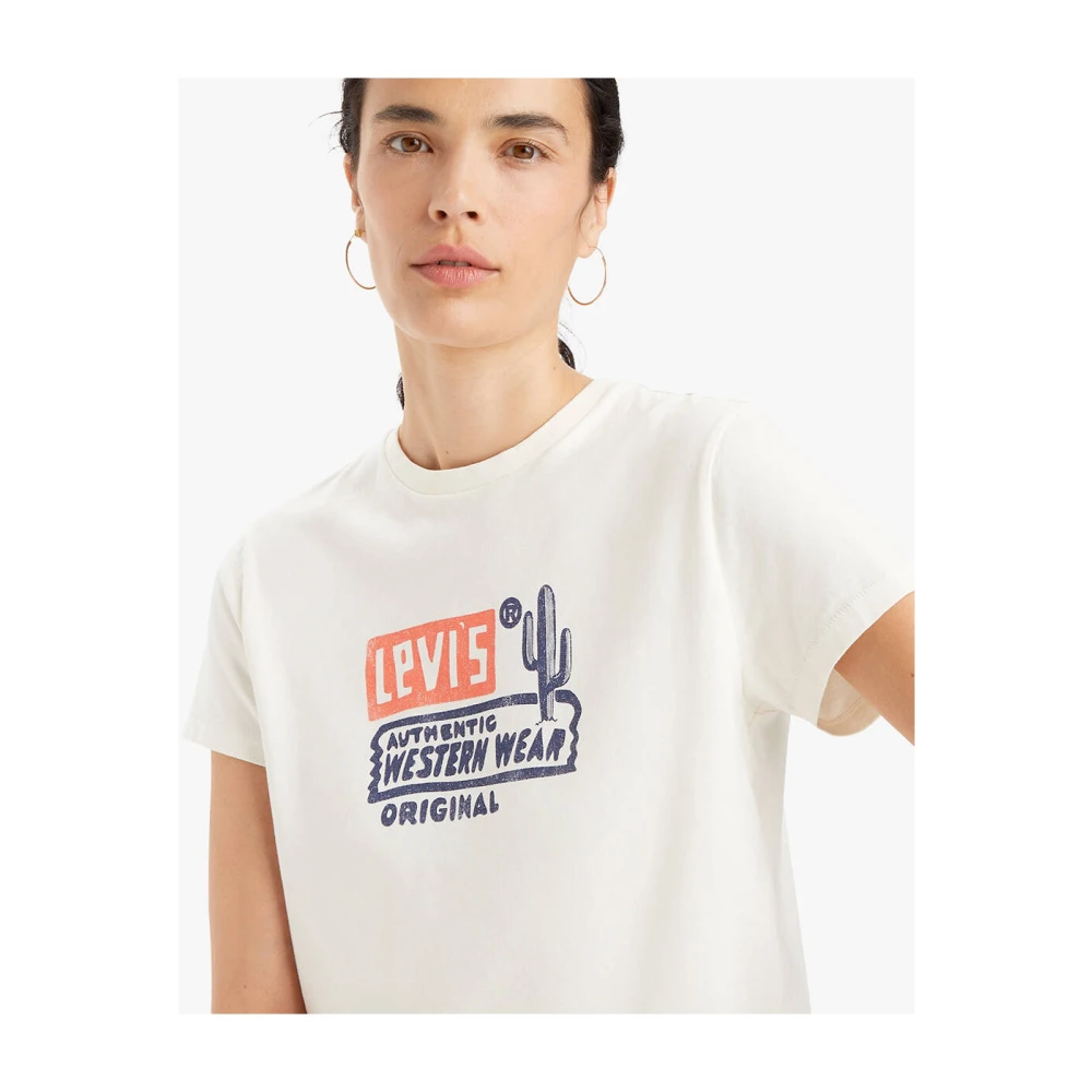Levi's Klassiek T-shirt Beige Dames