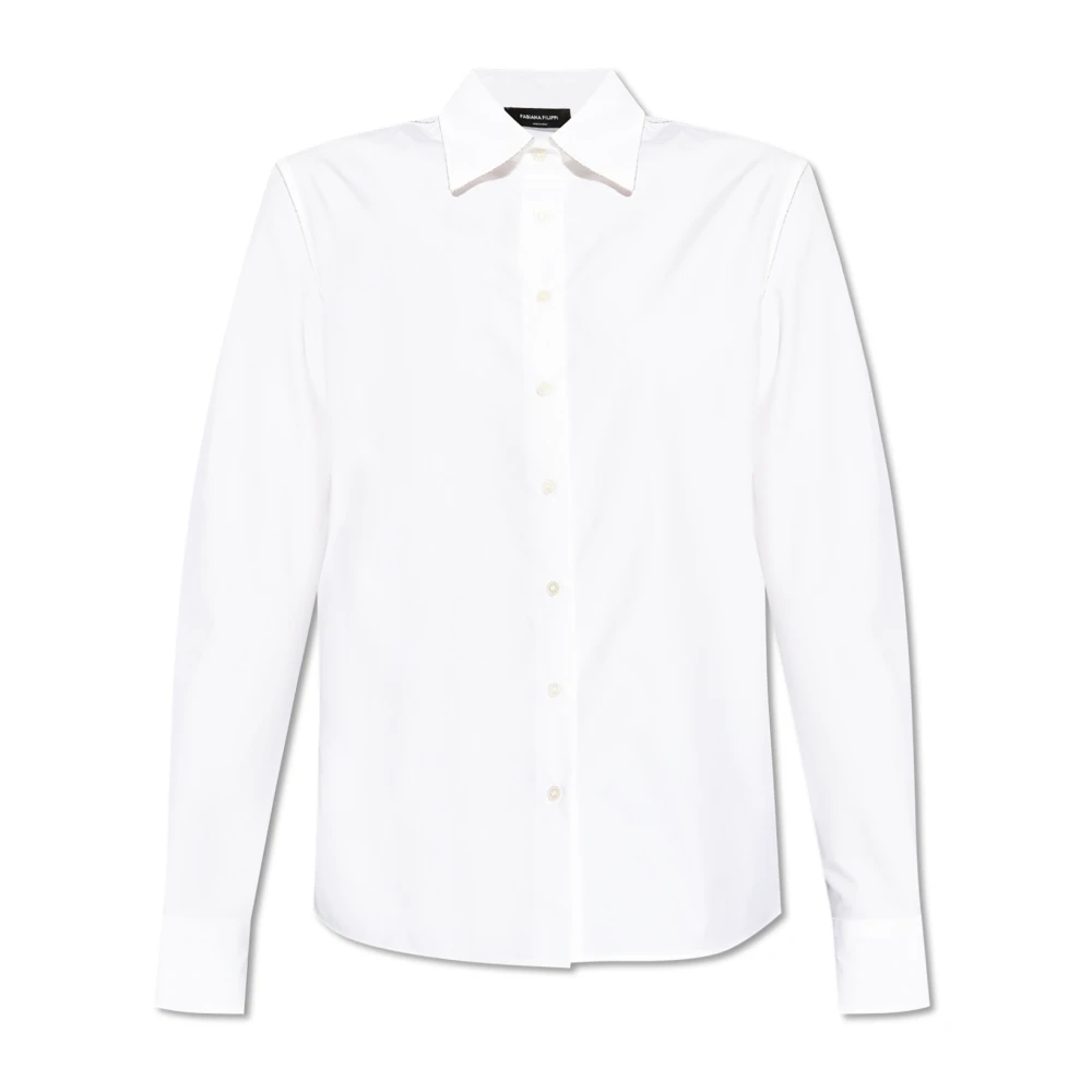 Fabiana Filippi Shirt met versiering White Dames
