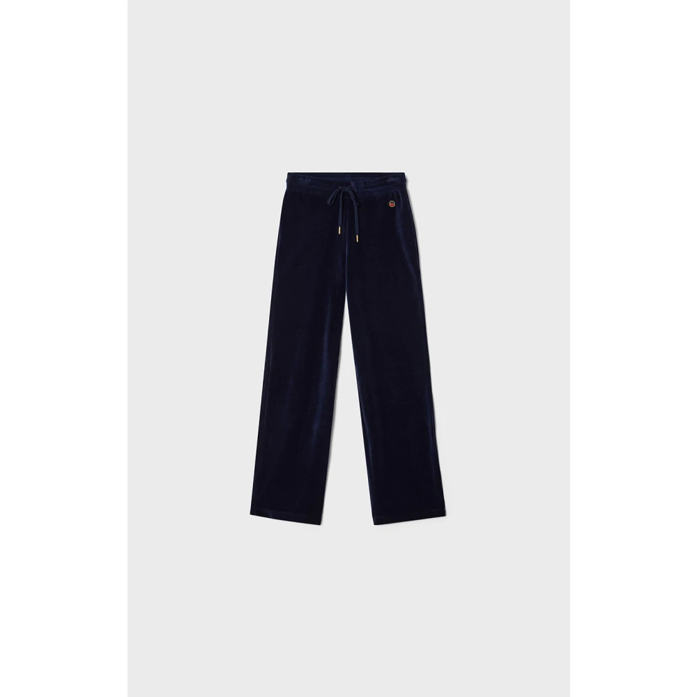 Busnel Velours Hoodie Jas Blue Dames