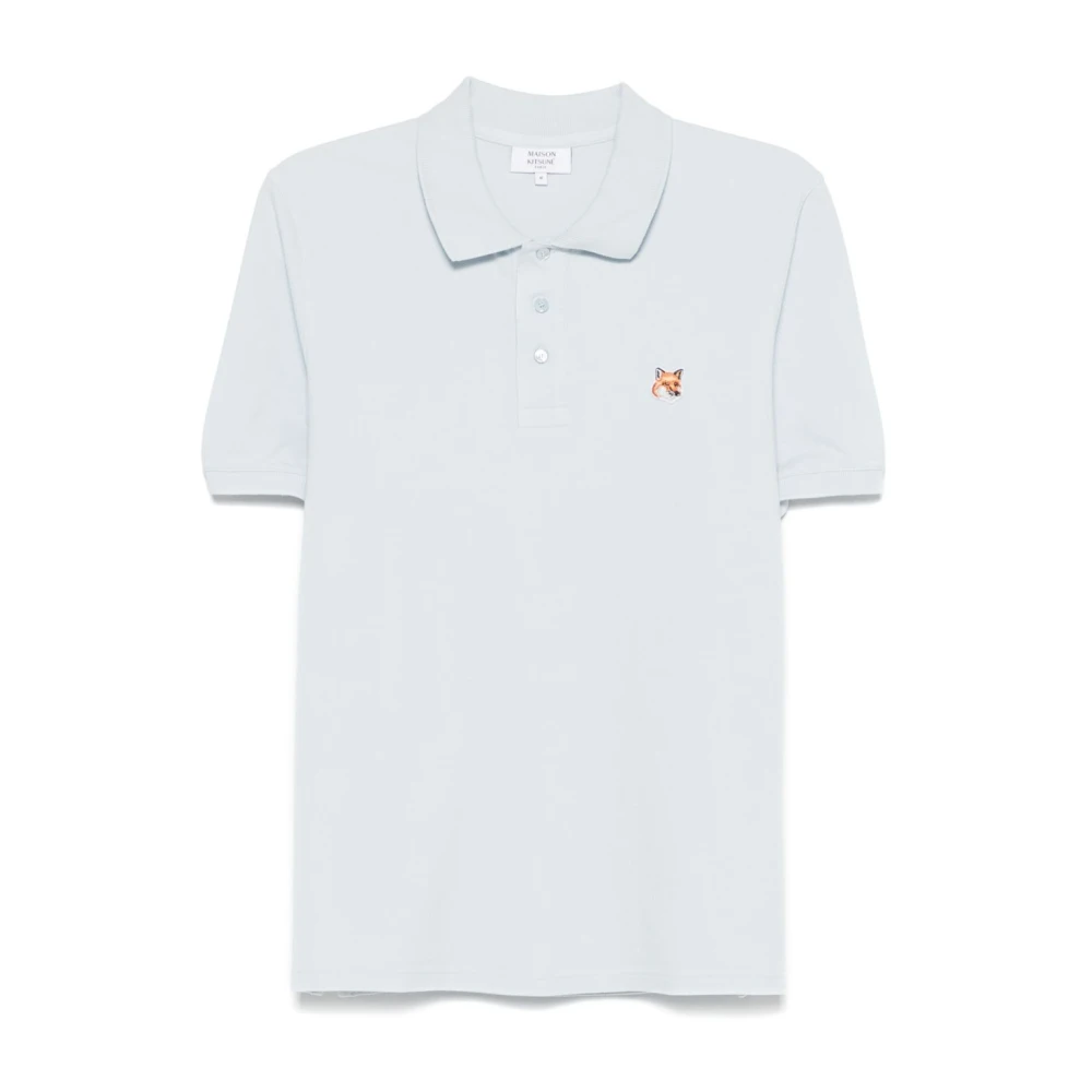 Maison Kitsuné Stijlvolle T-shirts en Polos Blue Heren