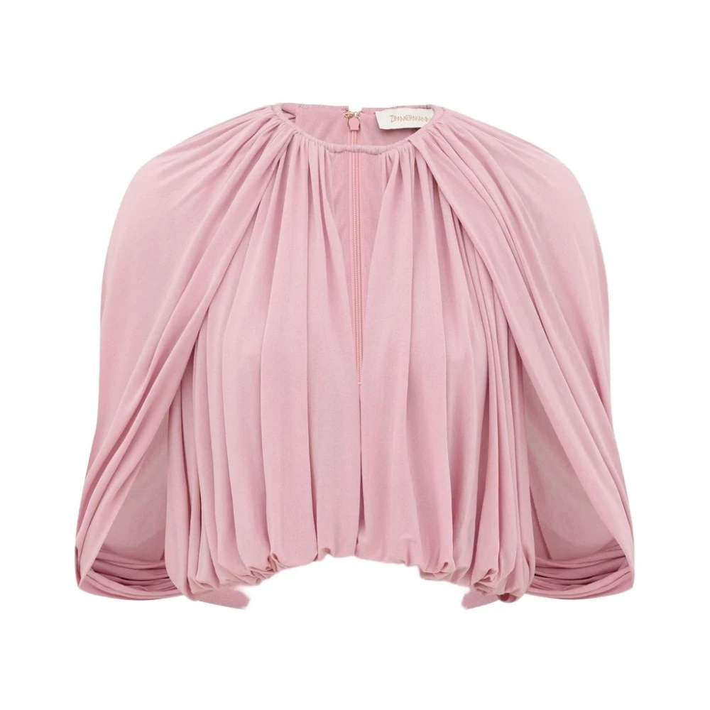 Zimmermann Women's Pink Alchemy Blouse - Blouses - Xs - Blouses & Shirts