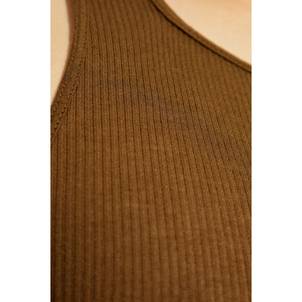 Rick Owens Basic Top Brown Heren