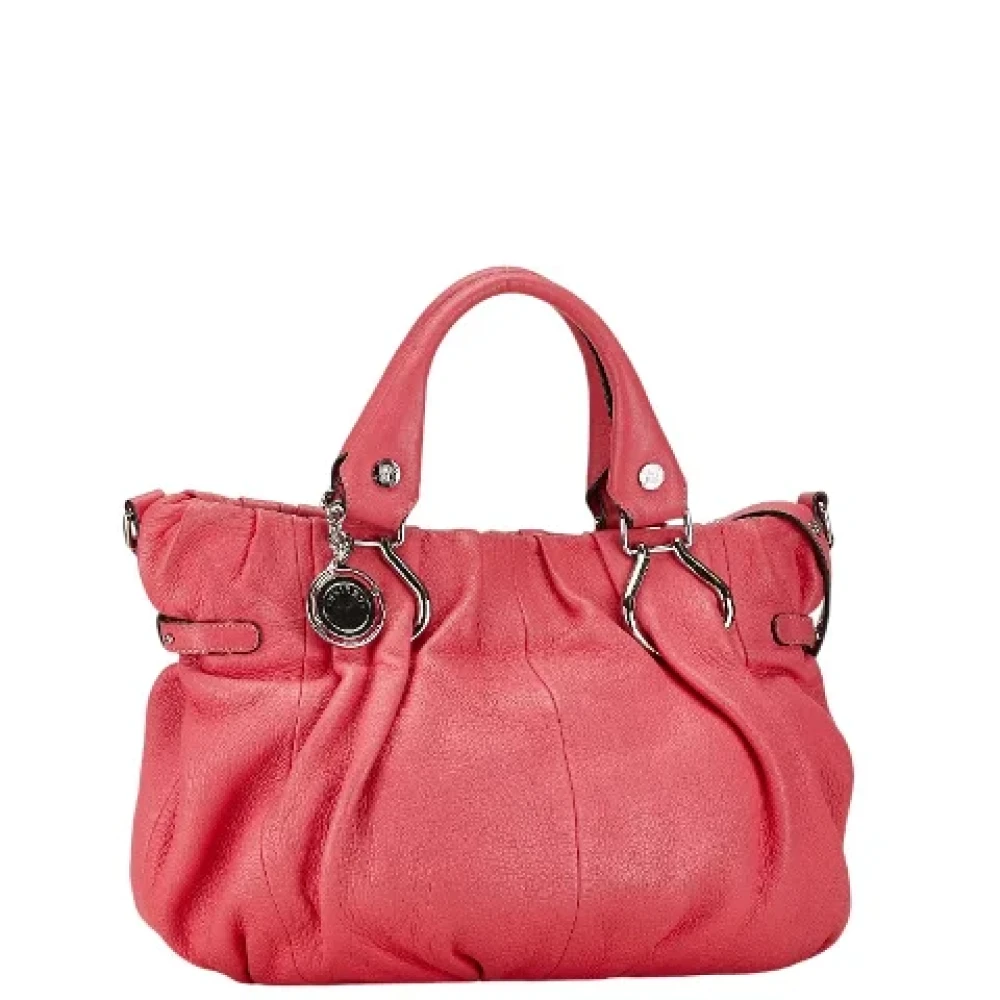 Celine Vintage Pre-owned Leather handbags Pink Dames
