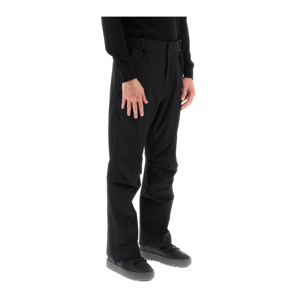 Moncler Sweatpants met rits en verstelbare banden Black Heren