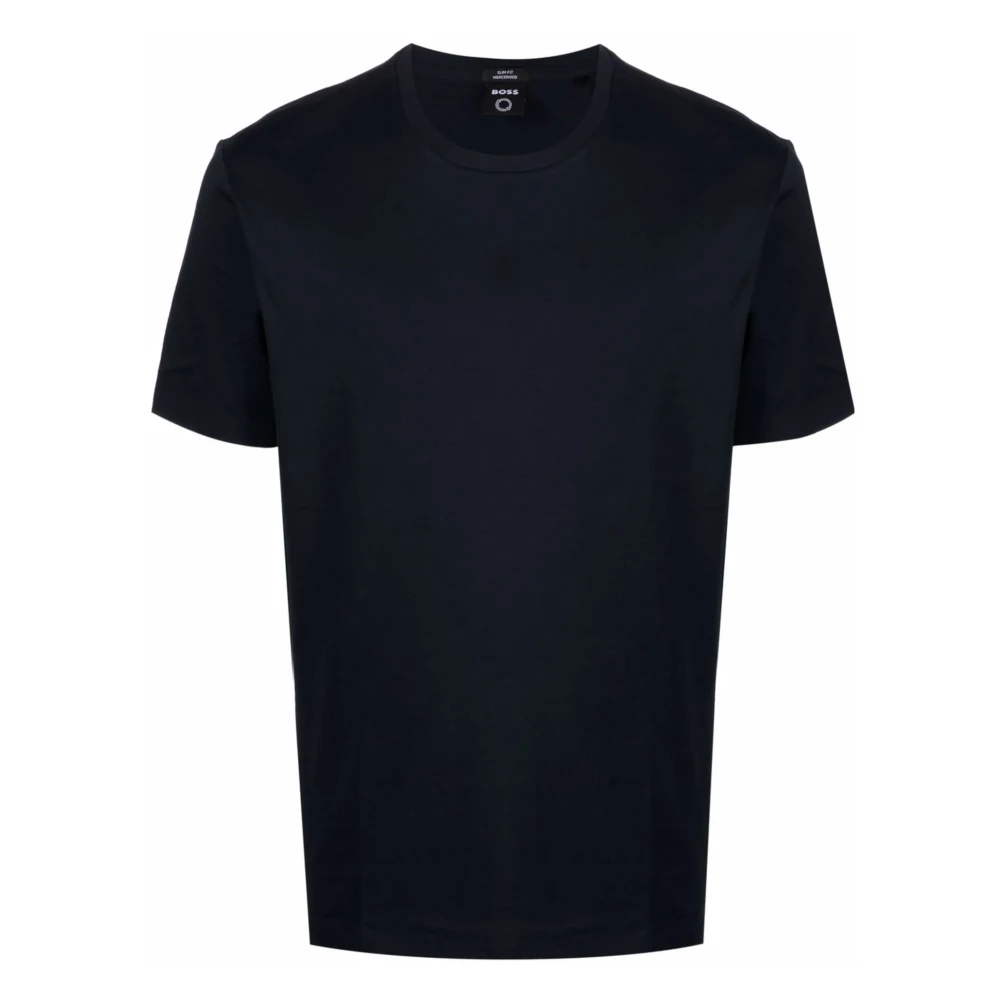Hugo Boss Slim Fit Katoenen T-shirt Blue Heren