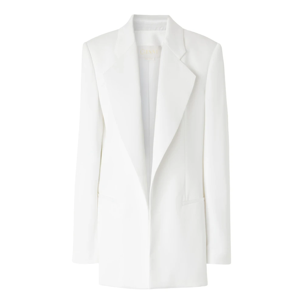 Genny Witte bovenkleding blazer chique laagjes White Dames