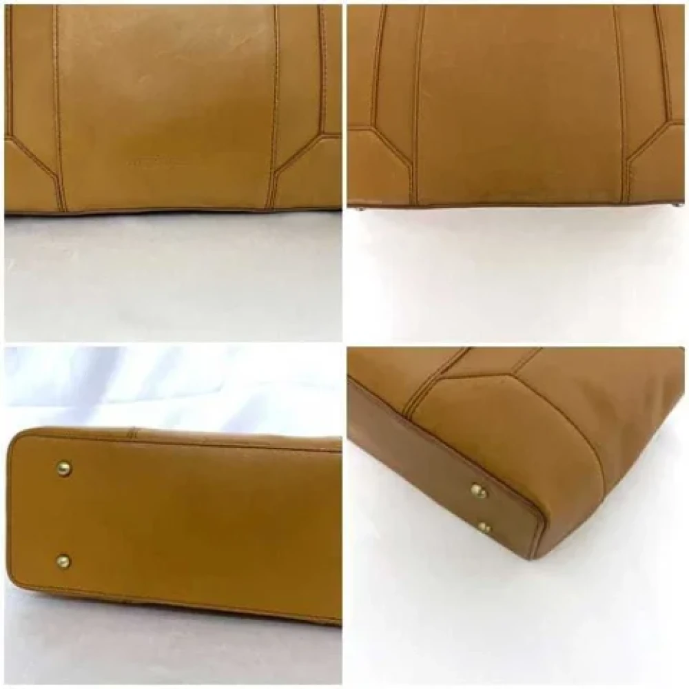Burberry Vintage Pre-owned Leather handbags Brown Dames