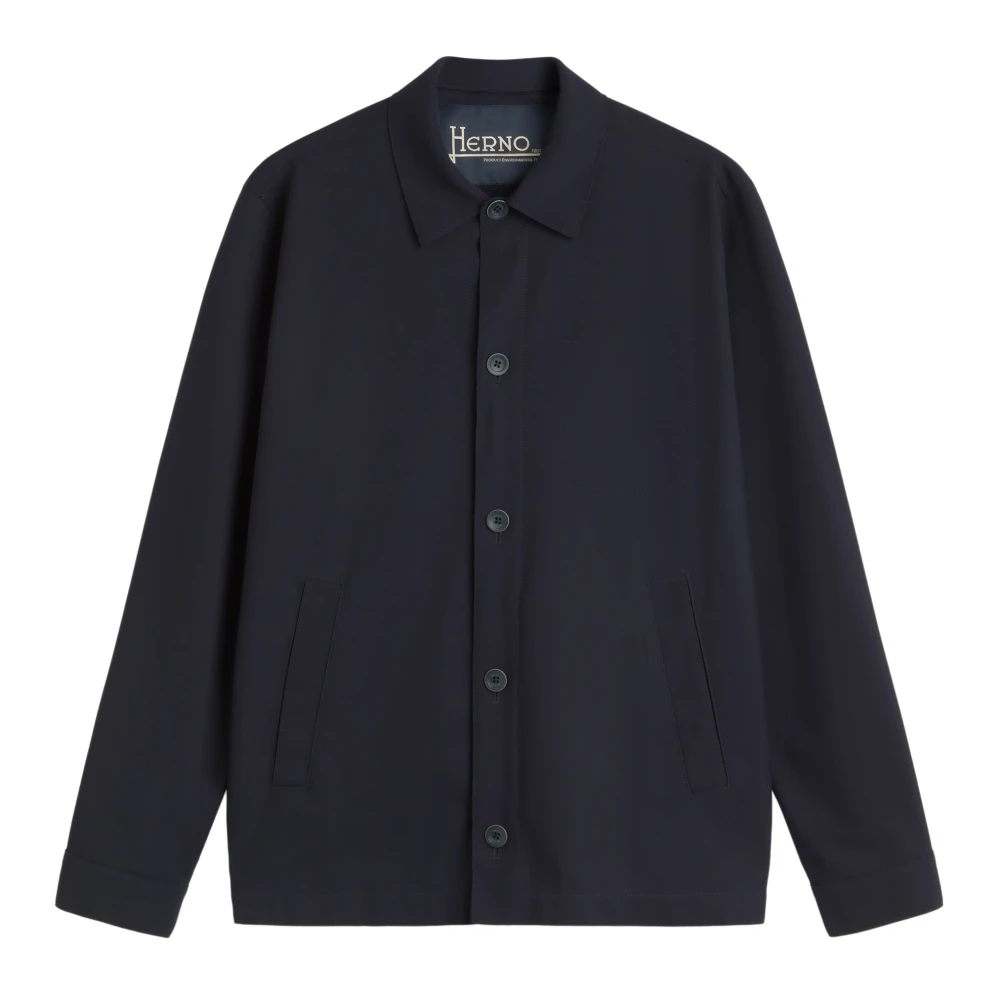 Herno Uomo Blu Giacche, L, New,