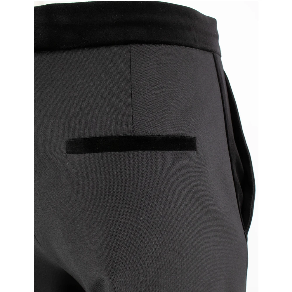 Antonelli Firenze Klassieke Elastische Taille Broek Black Dames