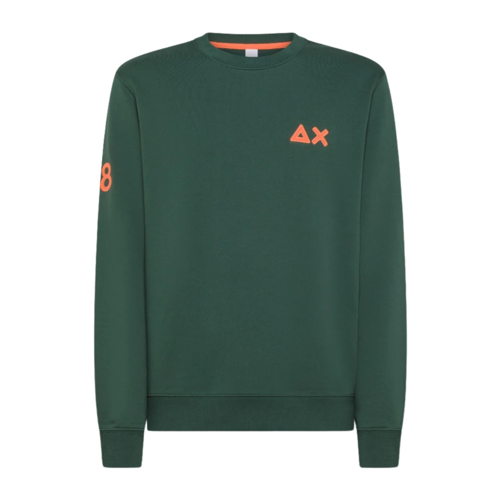 Sun68 Stijlvolle Sweater voor Vrijetijdsgarderobe Green Heren