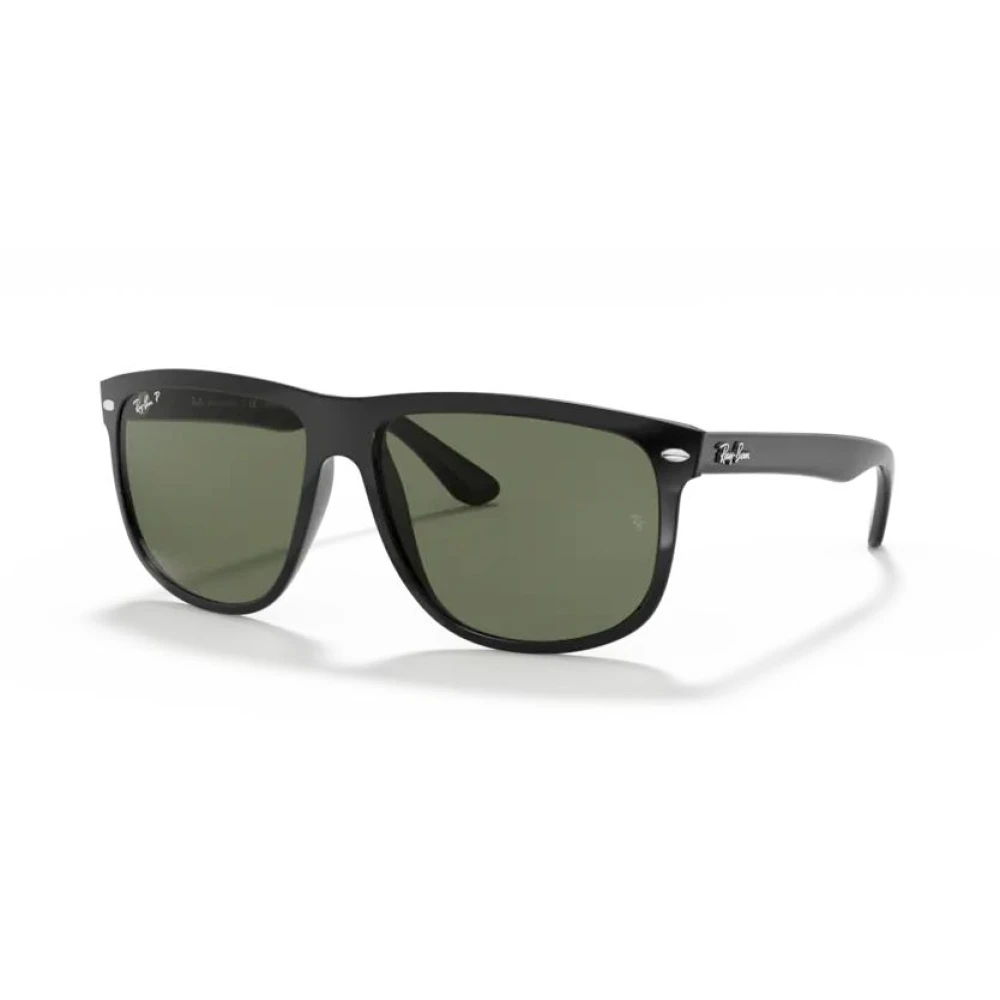Ray-Ban Boyfriend RB 4147 - Rectangle Square Sunglasses - Black - Polarized - Image 5