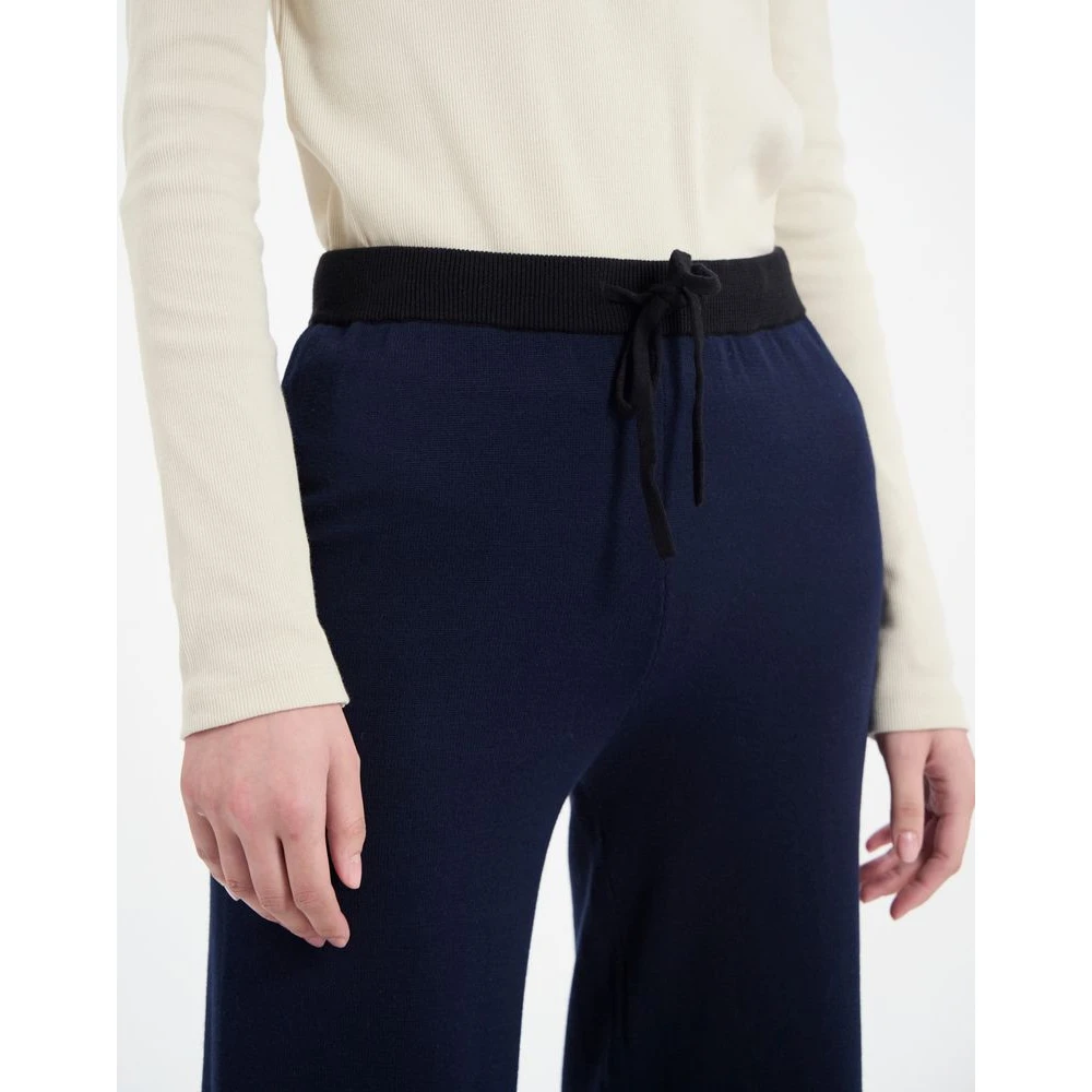 Ines De La Fressange Paris John katoenen broek Blue Dames