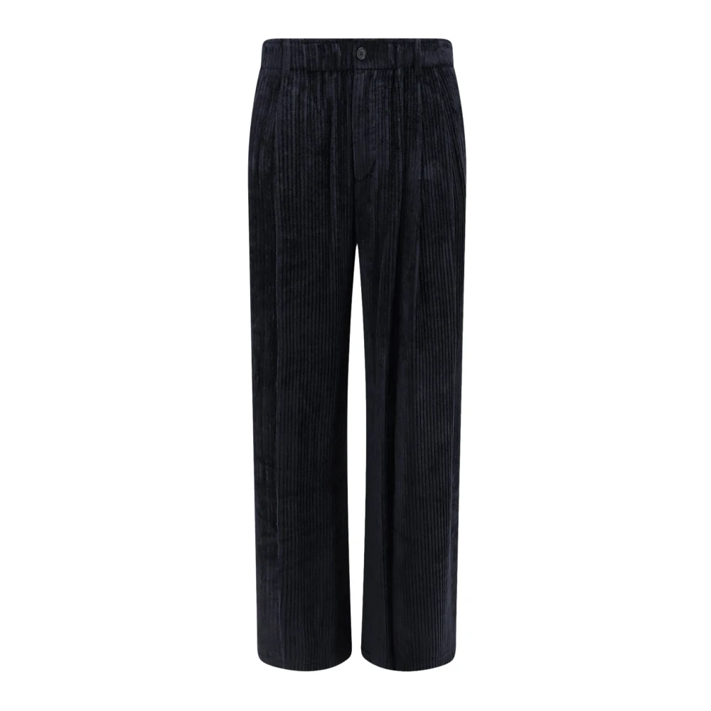 Giorgio Armani Rtw... - Male - Straight Trousers - Blue - L - Trousers