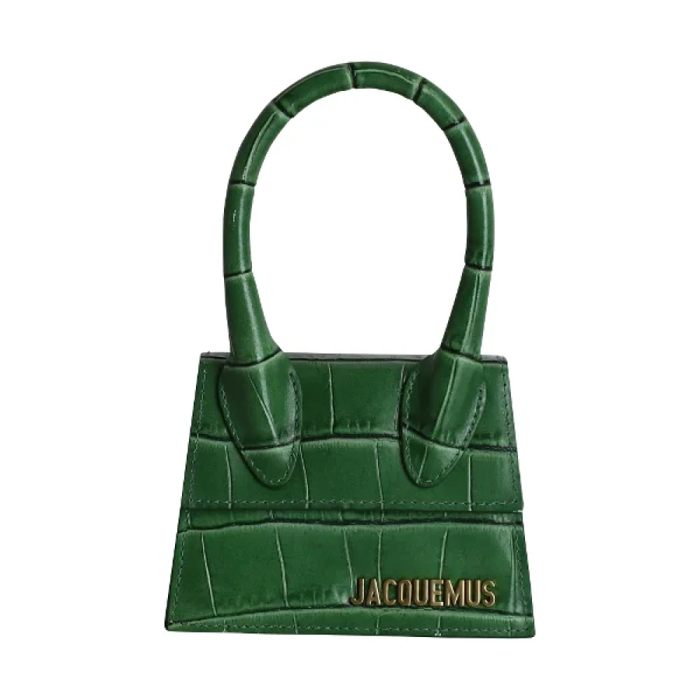 Jacquemus Pre-owned Leather handbags Green Dames
