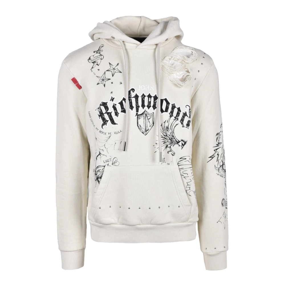 John Richmond Katoenen sweatshirt Beige Heren