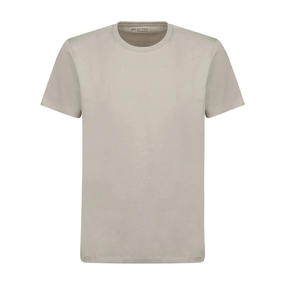 Selected Homme Stijlvolle T-shirts en Polos Gray Heren