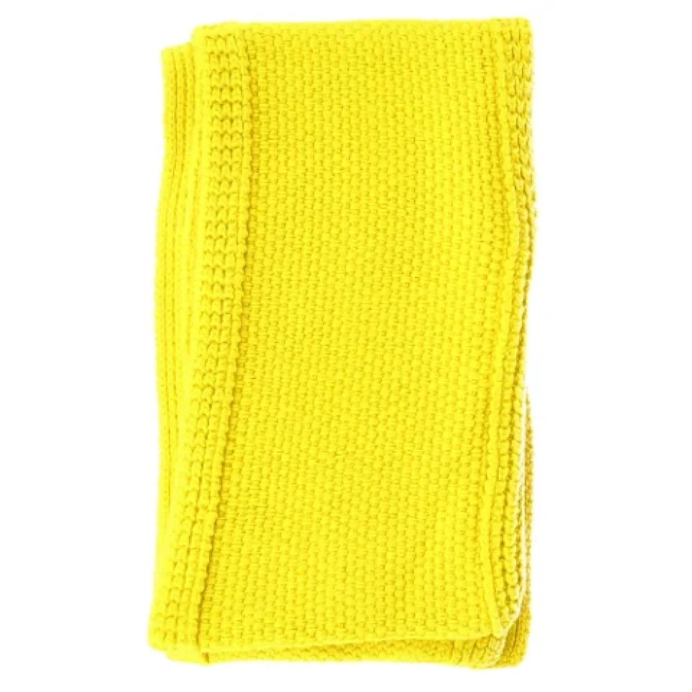 Hermès Vintage Pre-owned Cashmere scarves Yellow Dames