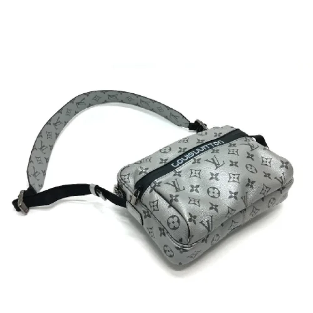 Louis Vuitton Vintage Pre-owned Cotton louis-vuitton-bags Gray Dames