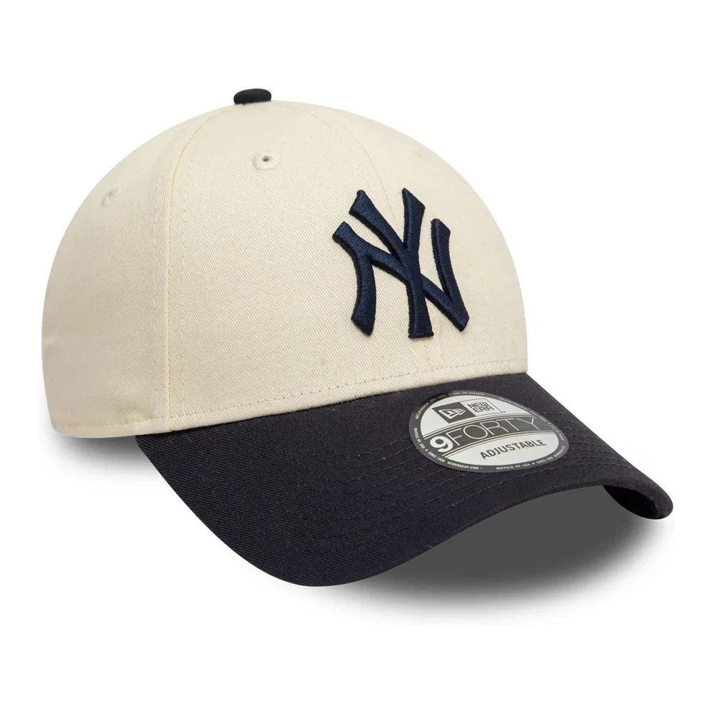 new era Beige Yankees Kleurblok Pet Beige Heren