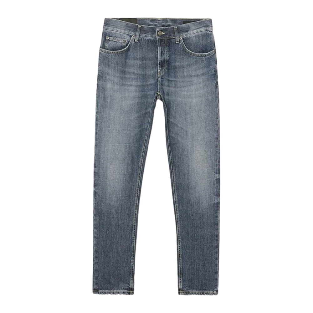 Dondup Slim-Fit Jeans voor Mannen Blue Heren