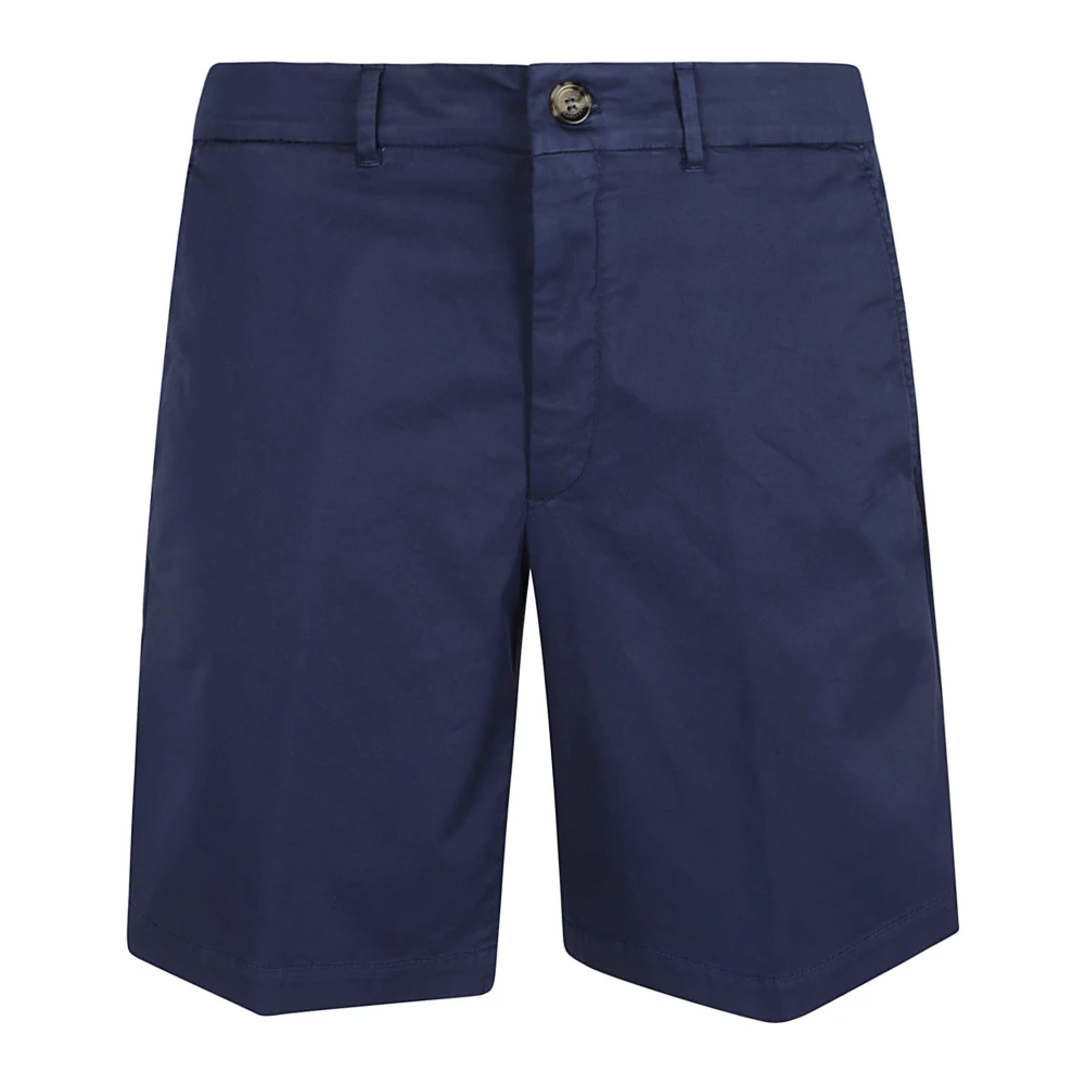 BRUNELLO CUCINELLI Comfortabele Bermuda Shorts voor Mannen Blue Heren