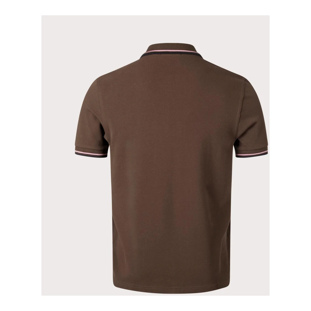 Fred Perry Polo Shirts Brown Heren