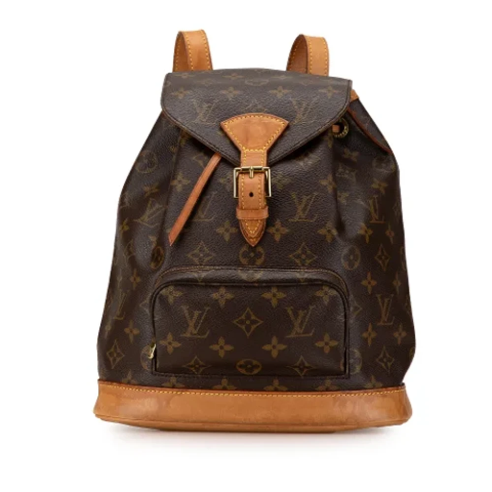 Louis Vuitton Vintage Pre-owned Canvas backpacks Brown Dames