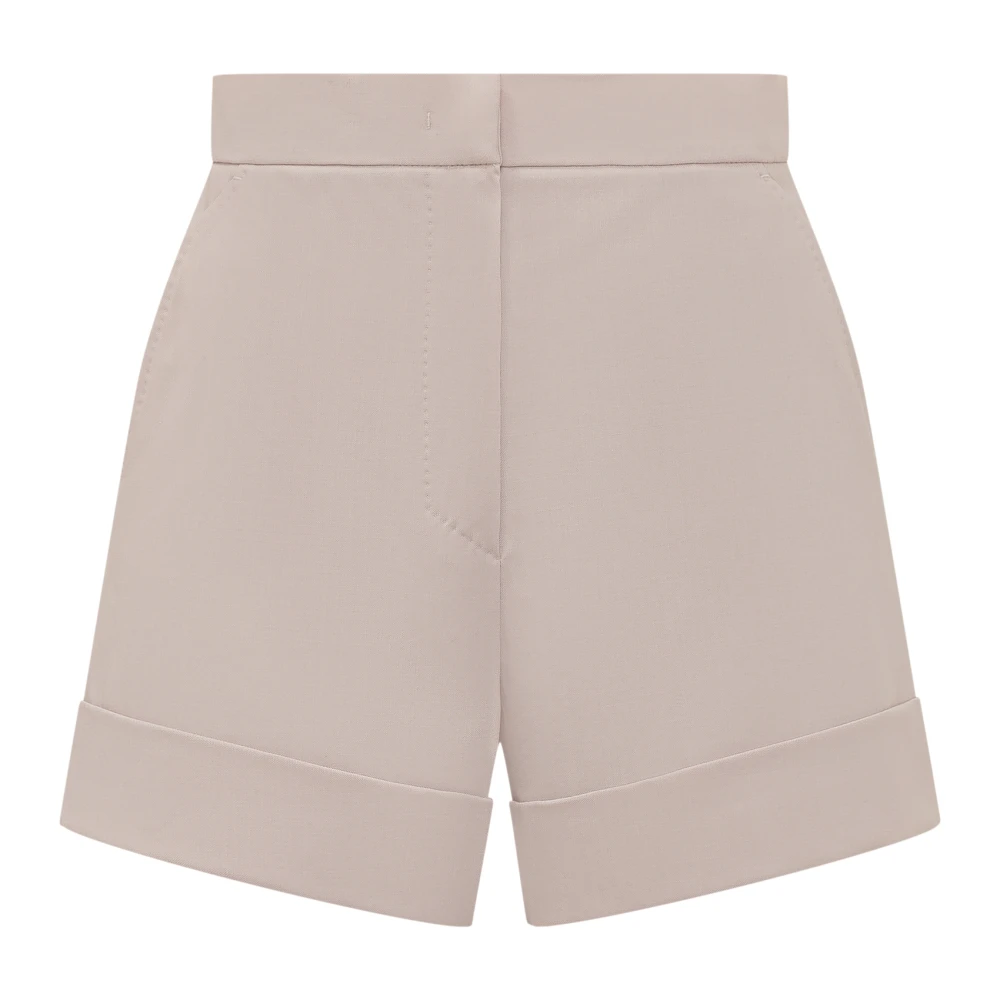 Max Mara Pink Mxmcelebre High Waist Shorts - Female - Casual Shorts - S - Shorts