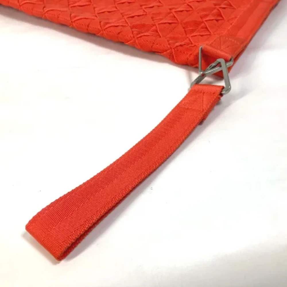 Bottega Veneta Vintage Pre-owned Leather clutches Red Dames