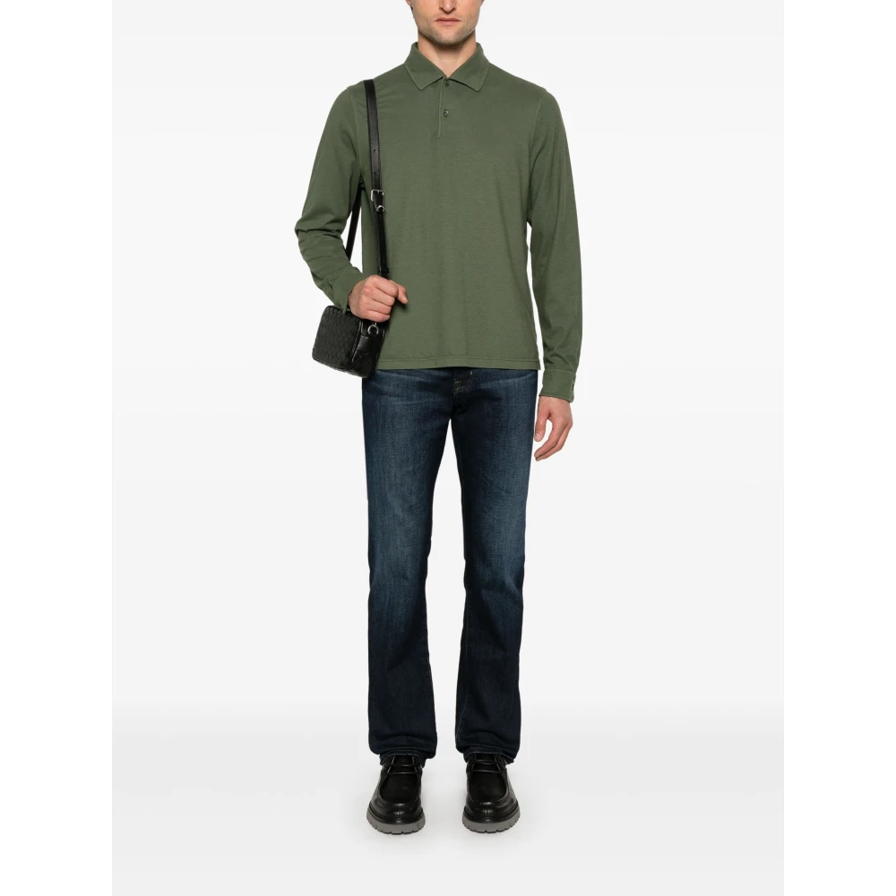 Aspesi Basis Polo Green Heren