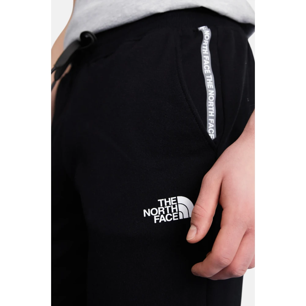 The North Face Katoenen Elastische Taille Joggers Black Heren