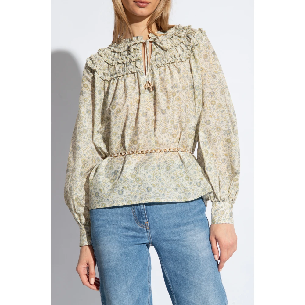 Ixiah Dahlia blouse Beige Dames