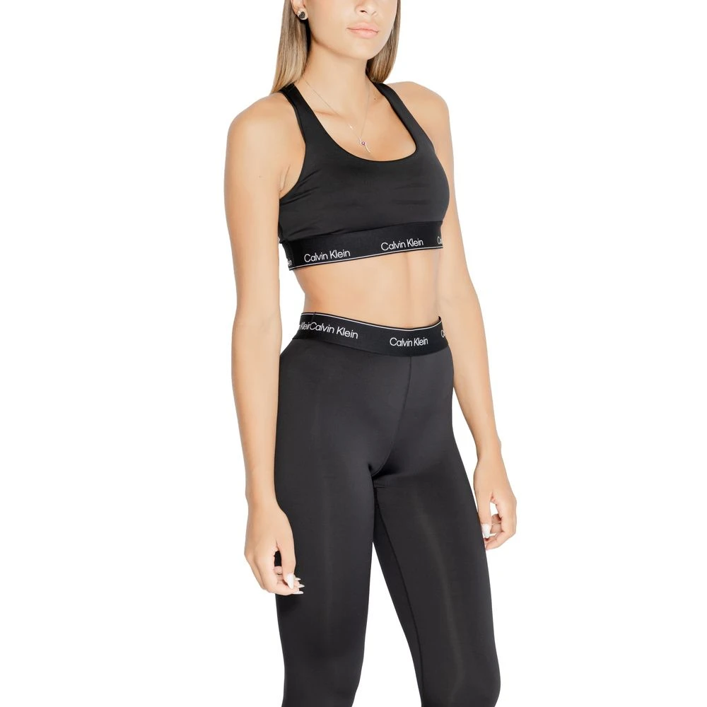Calvin Klein Sportieve Zwarte Polyester Damesondergoed Black Dames