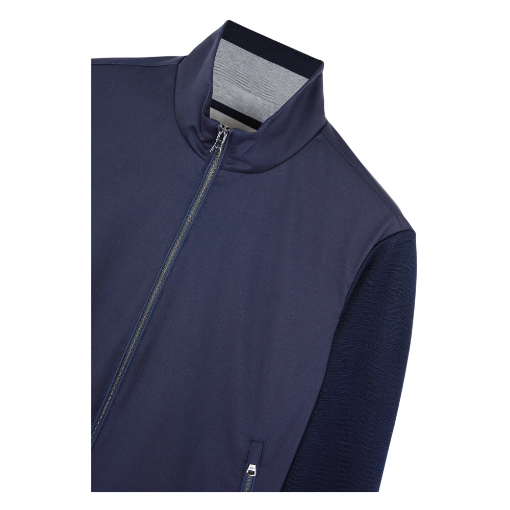 PAUL & SHARK Wol Volledige Rits Trui Blue Heren